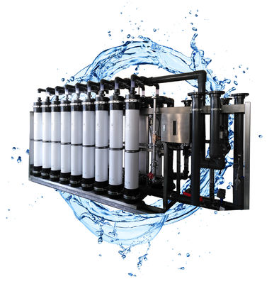 Large Capacity Carbon Steel Ultrafiltration Water Treatment System 40TPH